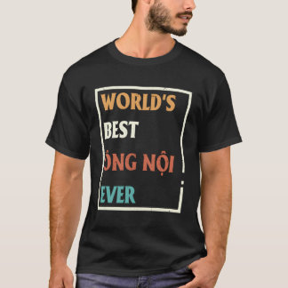 Camiseta O Melhor Noi Do Mundo Do Vietnã Do Pai