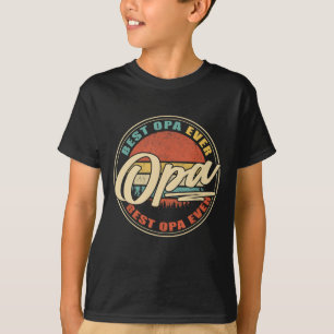 Camiseta O Melhor Opa Já Engraçado Avô Oferece Presentes Ao