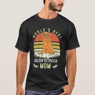 Camiseta O Melhor Ouro Do Mundo Retriever Mamãe Cachorro Ma