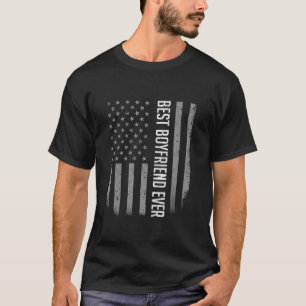 Camiseta O Melhor Padrinho De Bandeira Americano Para Pais