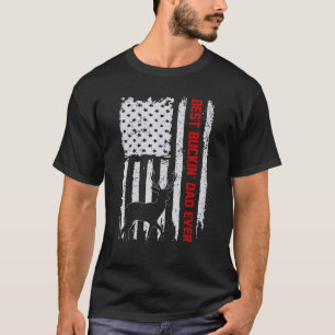 Camiseta O Melhor Pai De Balcão Dos Eua Caça Pai
