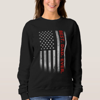 Camiseta O Melhor Pai De Bandeira Americana Para Dia de os