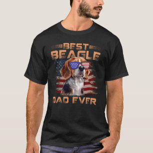 Camiseta O Melhor Pai De Beagle Alguma Vez Cachorra Na Amér