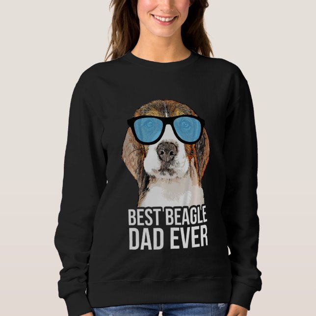 Camiseta O Melhor Pai De Beagle Para Cães Beagle (Frente)