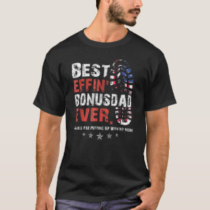 Camiseta O Melhor Pai De Bônus Effin Para Obrigados Para Co
