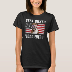 Camiseta O melhor Pai de Boxin da bandeira americana já pas