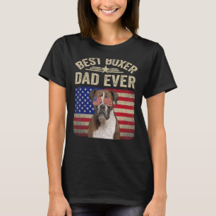 Camiseta O melhor Pai de Boxin que já tomou bandeira americ