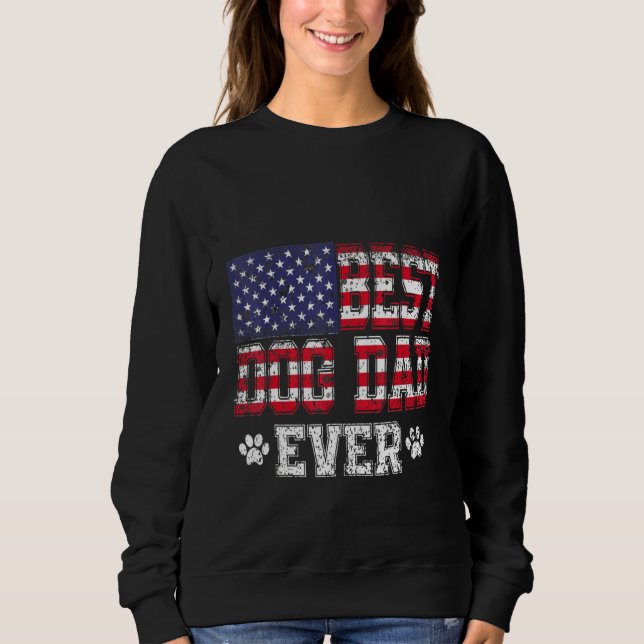 Camiseta O Melhor Pai De Cachorro Que Já Tivemos Com A Amér (Frente)