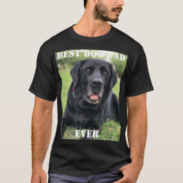Camiseta O Melhor Pai De Cães Alguma Vez Foto Para A Puppy