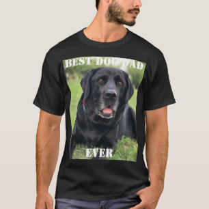 Camiseta O Melhor Pai De Cães Alguma Vez Foto Para A Puppy