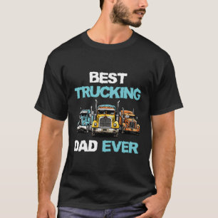 Camiseta O melhor Pai de caminhoneiro de sempre