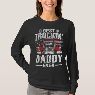 Camiseta O melhor PAI de caminhoneiro de todos os Estados U