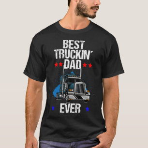 Camiseta O melhor Pai de caminhonete colorido