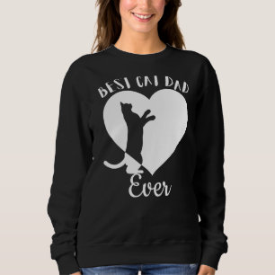 Camiseta O Melhor Pai De Gato Alguma Vez Preto Gelado Vinta