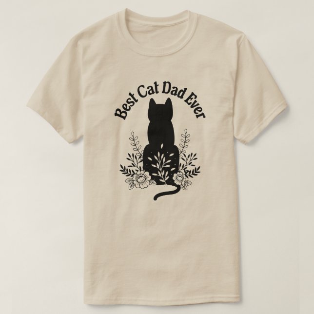 Camiseta O Melhor Pai De Gato De Sobressalto De Gato (Frente do Design)