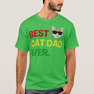 Camiseta O Melhor Pai De Gato Do Proprietário Do Gato