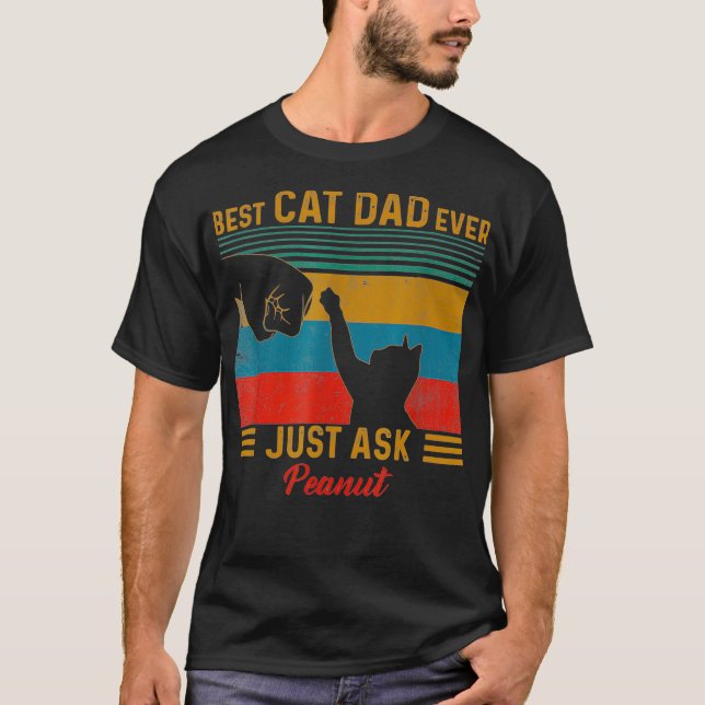 Camiseta O Melhor Pai De Gato Já Perguntou Um Gato De Gato  (Frente)