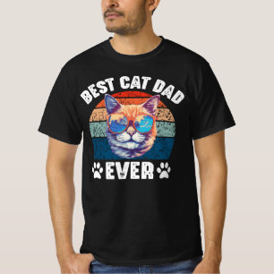 Camiseta O Melhor Pai De Gato Nunca Engraçado gatinho Cara