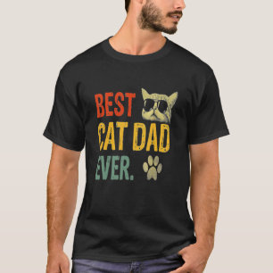 Camiseta O melhor Pai de gatos do mundo jamais visto