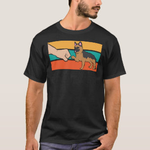 Camiseta O Melhor Pai De German shepherd Nunca Ficou Bastan