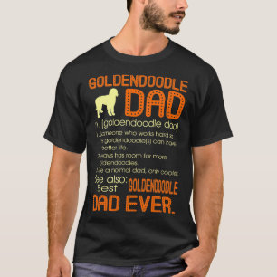 Camiseta O Melhor Pai De Goldendoododododle Gi Dia de os pa