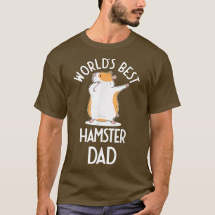 Camiseta O Melhor Pai De Hamster Dabbing Dizendo Hammy Dab
