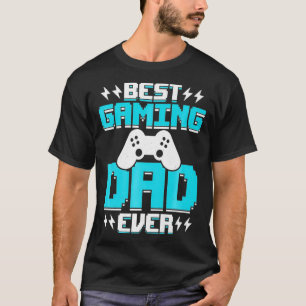 Camiseta O Melhor Pai De Jogos Para Videos games Premium 