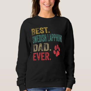 Camiseta O melhor Pai de Lapphund sueco de sempre