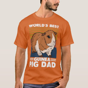 Camiseta O melhor Pai de PIG da GUINÉ, o amor aos animais d