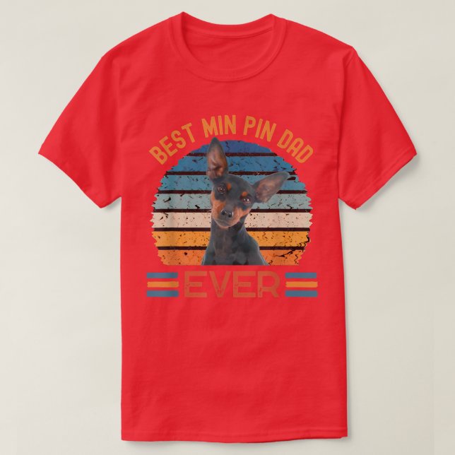 Camiseta O melhor Pai de pinos mín... (Frente do Design)