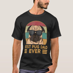Camiseta O melhor Pai de Pug para Homens e Meninos