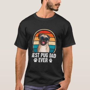 Camiseta O Melhor Pai De Pug Que Já Fez Um Homem De Cuta An