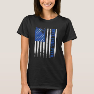 Camiseta O Melhor Pai De Sempre Com A Bandeira Americana Vi
