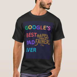 Camiseta O melhor Pai de sempre do Google