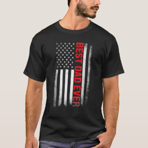 Camiseta O Melhor Pai De Todos Os Eua Flag American 1rua Ti