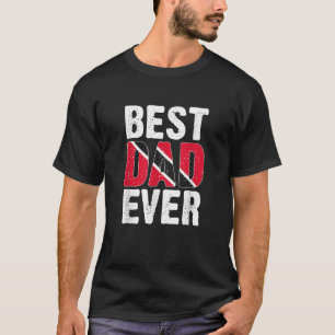 Camiseta O Melhor Pai De Trini, País Trinidadiano Tobago, T