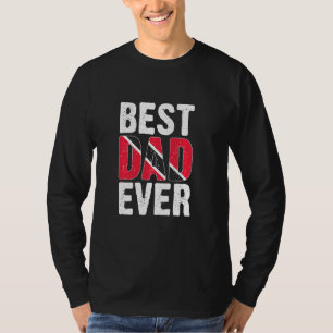 Camiseta O Melhor Pai De Trini, País Trinidadiano Tobago, T