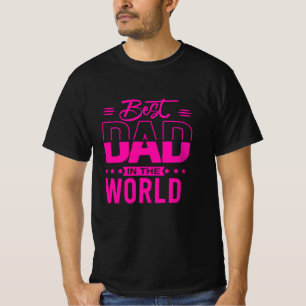 Camiseta o melhor pai do mundo, amor ao pai
