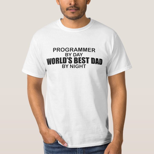 Camiseta O melhor pai do mundo - programador (Frente)