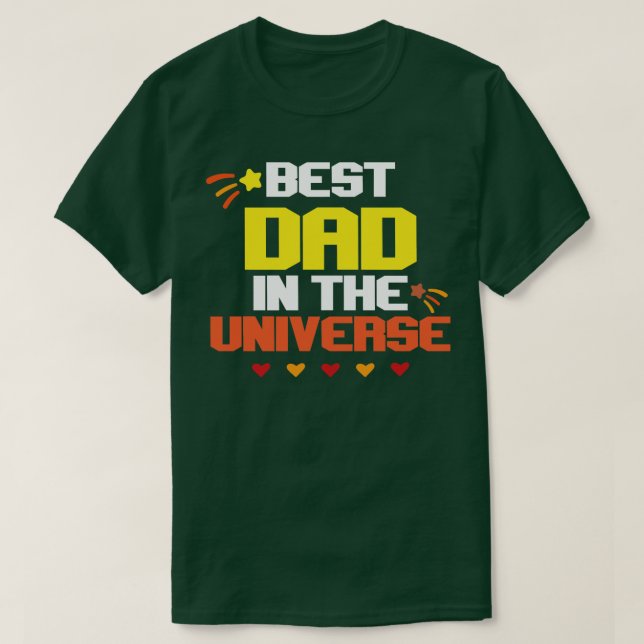 Camiseta O melhor pai do universo (Frente do Design)