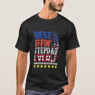 Camiseta O Melhor Pai Effin Step Para Obrigados De Colocaçã