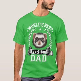 Camiseta O Melhor Pai Ferret Pai do presente