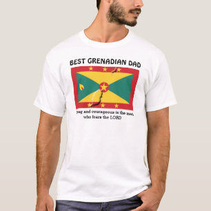 Camiseta O MELHOR PAI GRENADIANO, Forte E Corajoso Personal