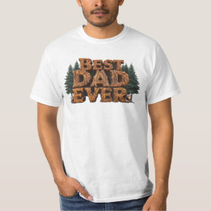Camiseta *~* O MELHOR PAI JÁ TEM Dia de os pais Rustic AP86