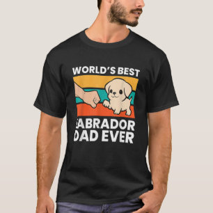 Camiseta O melhor Pai Labrador do mundo