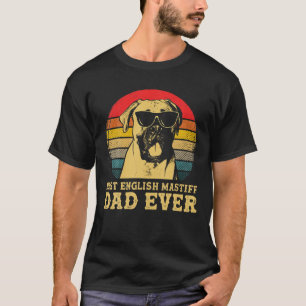 Camiseta O Melhor Pai Mastiff Inglês Já Passou Por Cachor