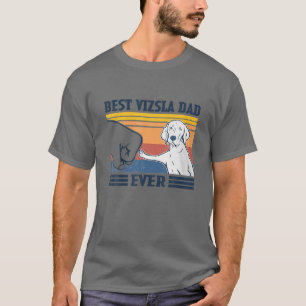 Camiseta O Melhor Pai Vizsla De Vintage No Natal Do Pai