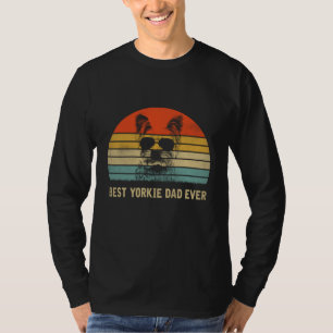 Camiseta O Melhor Pai Yorkie De Dia de os pais Já Dotou