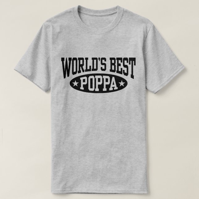 Camiseta O melhor Papa do mundo (Frente do Design)