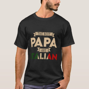 Camiseta O Melhor Papa É A Bandeira Italiana